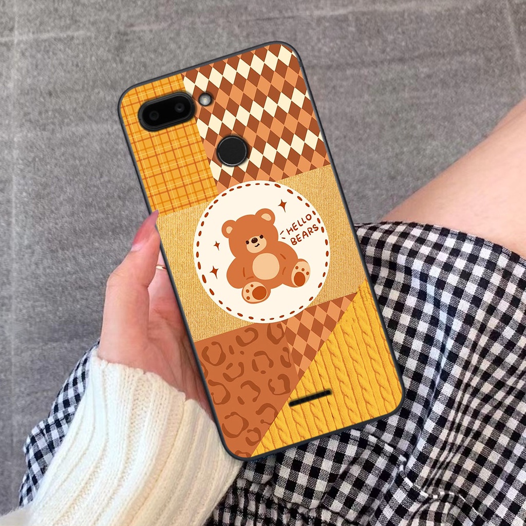 Ốp lưng Xiaomi REDMI 6 happy day, gấu bear dễ thương - BỀN - ĐẸP -BAO GIÁ TOÀN THỊ TRƯỜNG