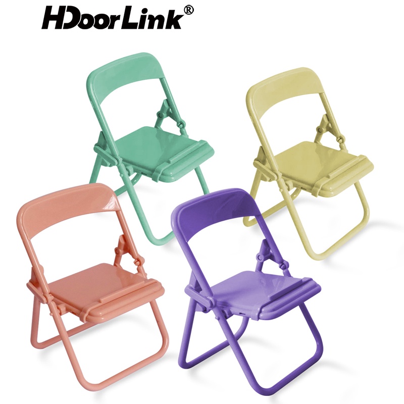 Giá đỡ điện thoại HdoorLink hình ghế có gập lại độc đáo có thể điều chỉnh
