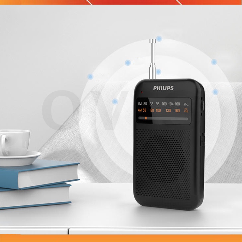 Philips TAR1368 - Đài Radio AM/FM Cổ Điển Bỏ Túi Dành Cho Người Già