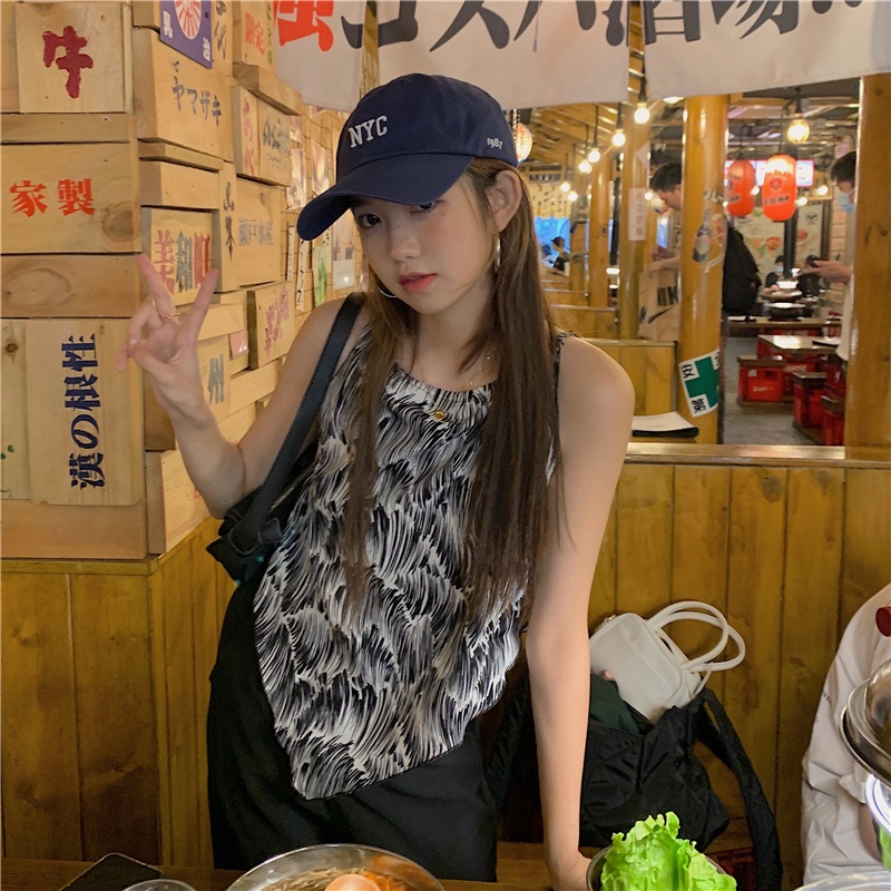 Áo Hai Dây Mỏng Màu Nhuộm Thời Trang Mùa Hè Cho Nữ | BigBuy360 - bigbuy360.vn