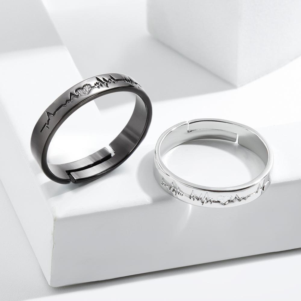 Nhẫn Hở Đính Đá Zircon Thời Trang Cho Cặp Đôi