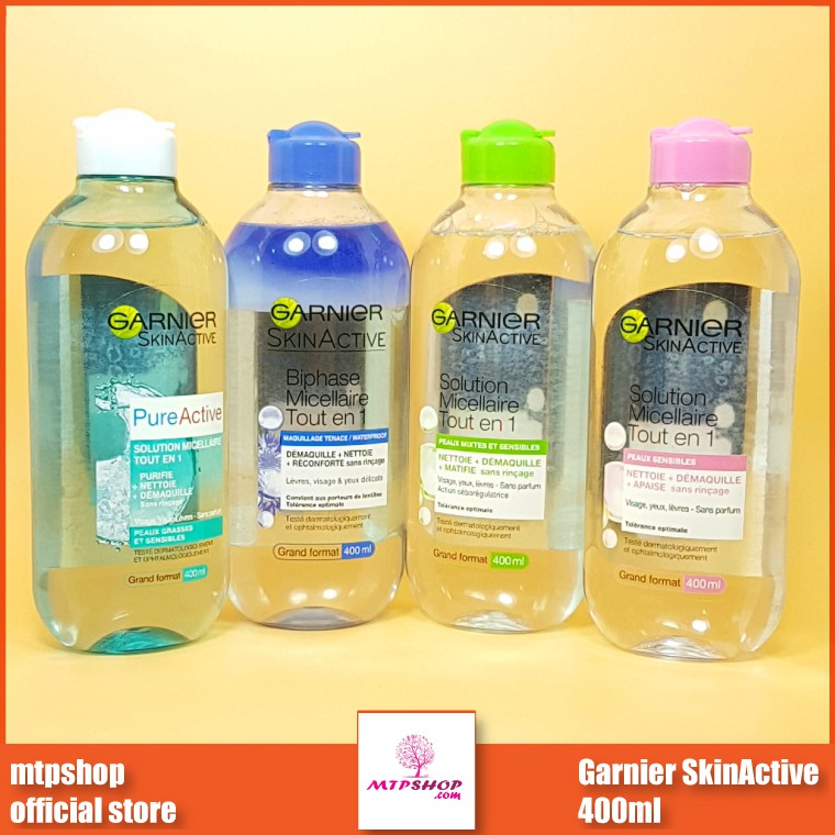 Nước Tẩy Trang Garnier SkinActive 400ml Pháp