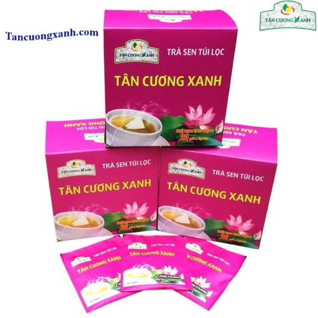 Combo siêu rẻ Trà túi lọc Tân Cương Xanh ( trà sen túi lọc )