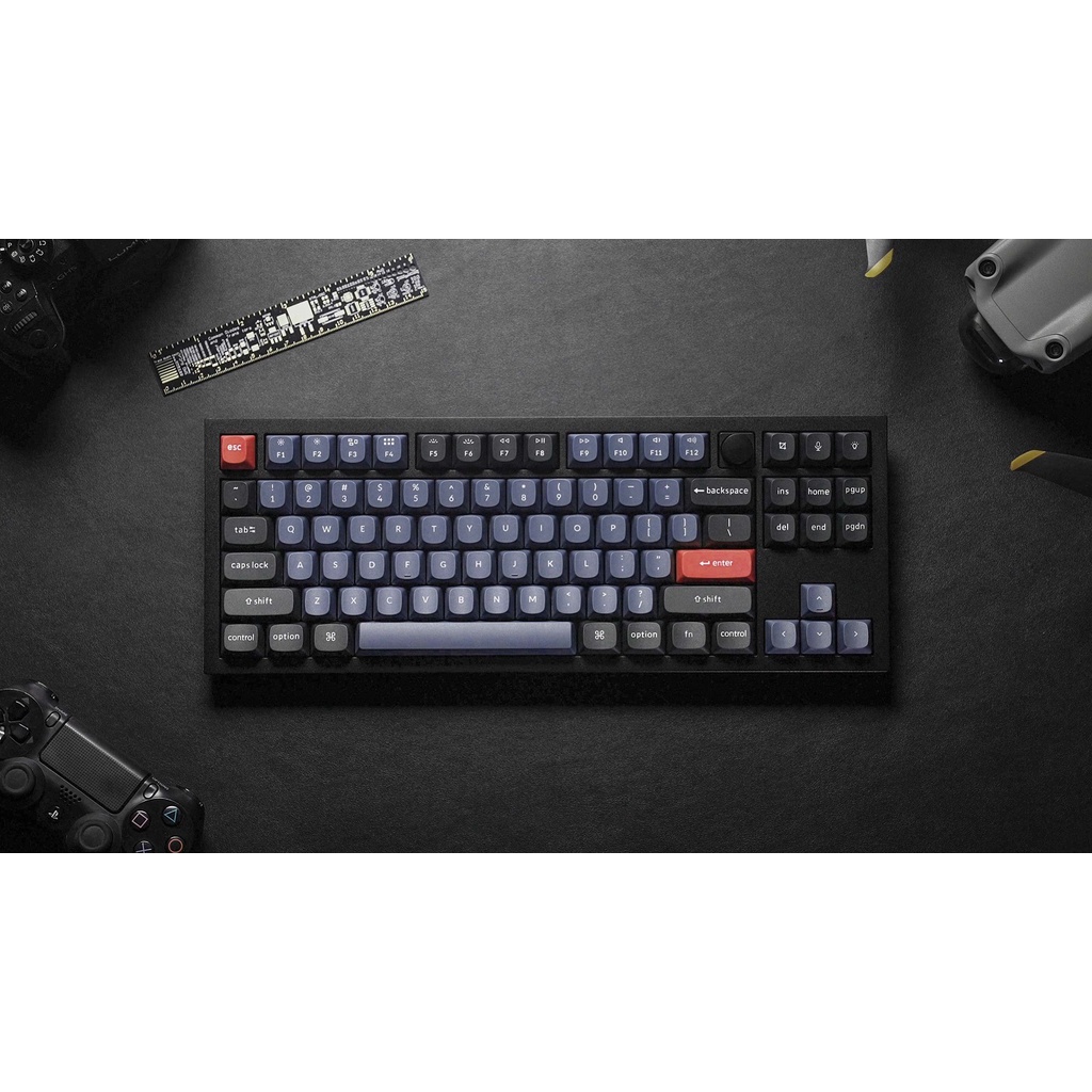 Bàn phím cơ Keychron Q3 Knob (QMK/VIA | HotSwap | Gateron G-Pro Switch | Gasket Mount) CHÍNH HÃNG