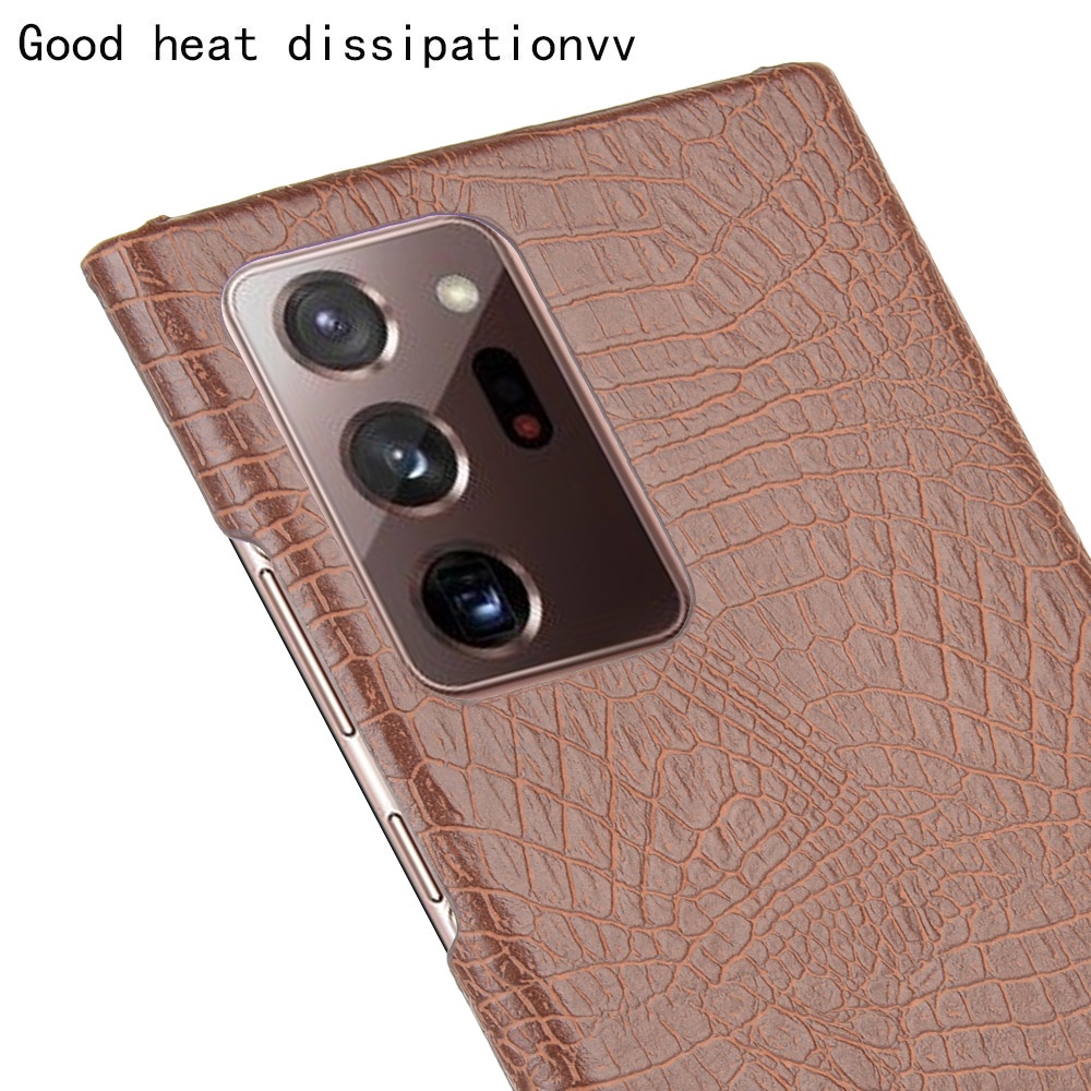 Ốp Điện Thoại Nhựa Cứng Giả Da Cá Sấu Thời Trang Cho Samsung Galaxy Note 20 Ultra 10 Plus Lite 9