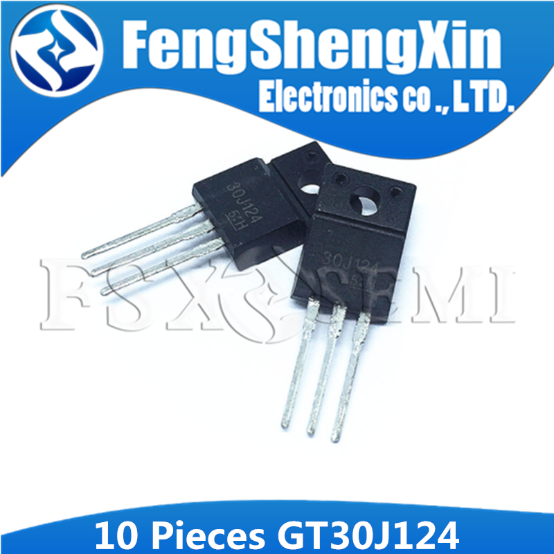 10 Chiếc GT30J124 TO220 30J124 TO-220 Transistor N Kênh IGBT