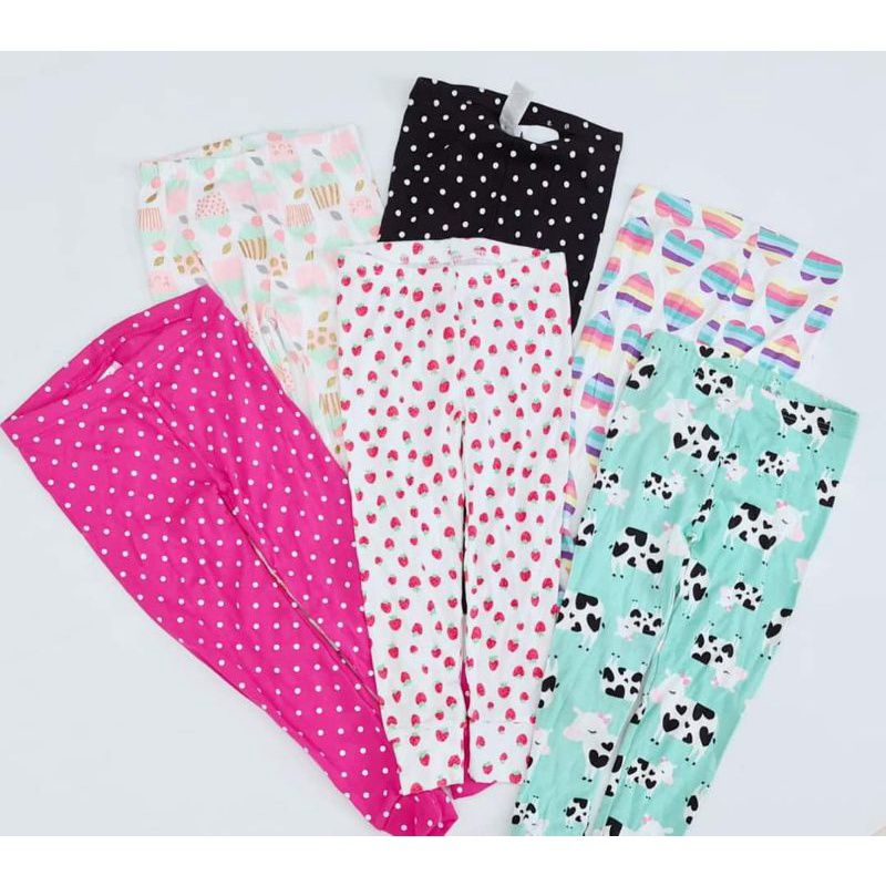 sét 5 quần leging xuất dư bé gái