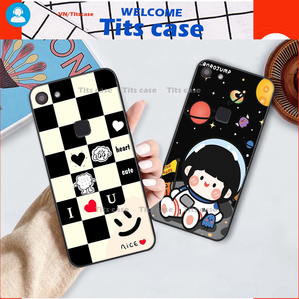 Ốp lưng Vivo V7 / V7 PLUS in hình bò sữa, gấu be@r, cute cực  ĐỈNH -  cực CHẤT-  cực COOL