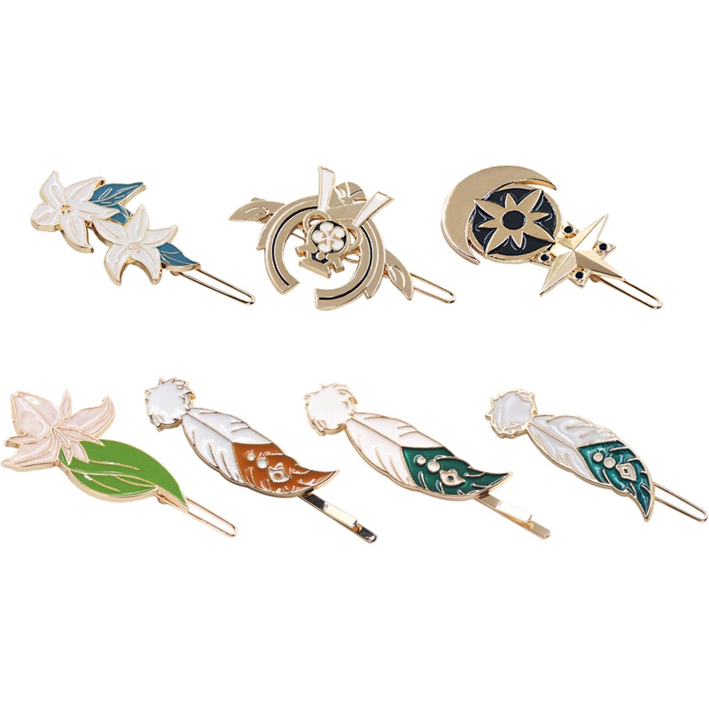 Kẹp Tóc Hóa Trang Nhân Vật Game Genshin