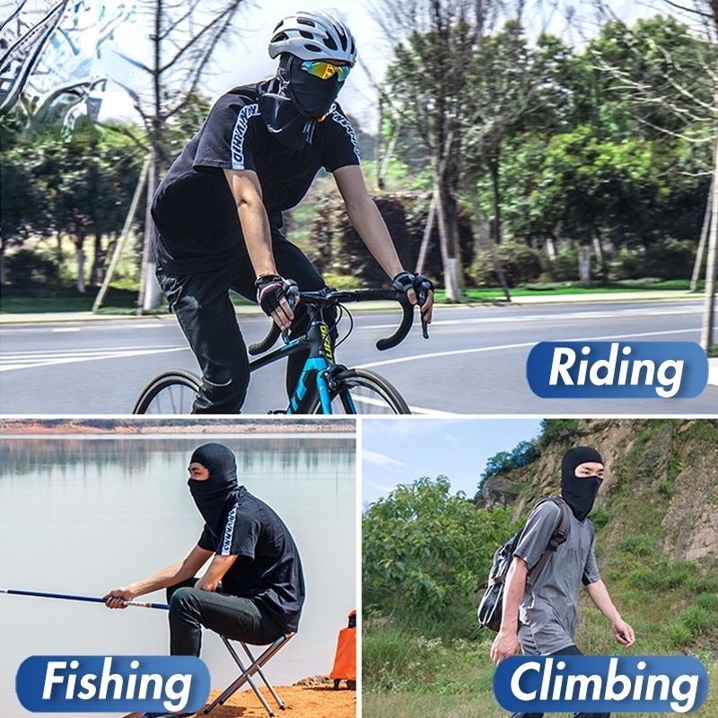 Balaclava Vải Lụa Lạnh Chống Bụi Có 40 Màu Để Chọn Lựa