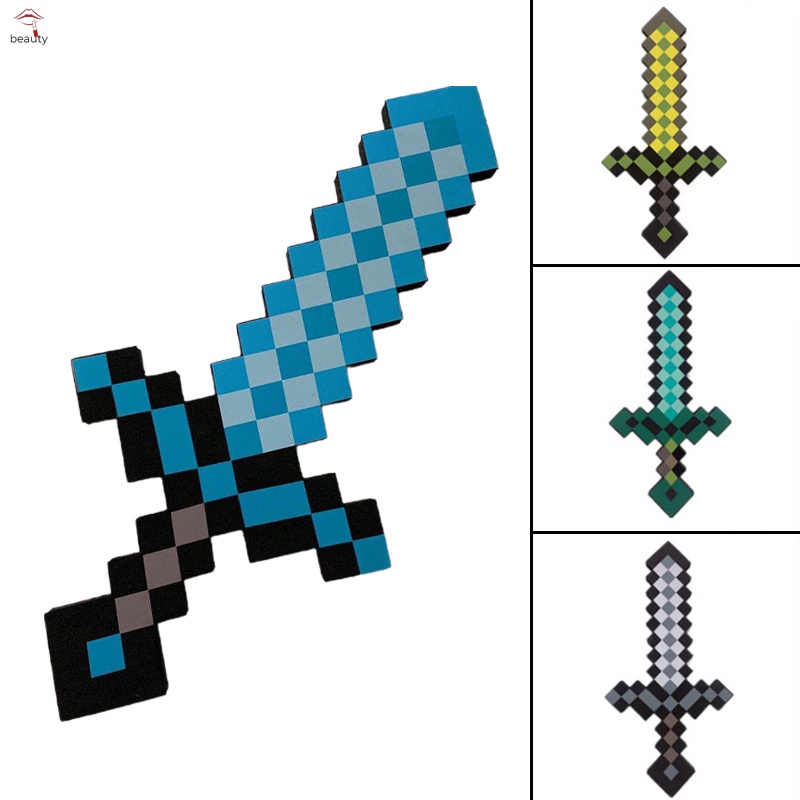 Kiếm Đồ Chơi Bằng Xốp Kích Thước Lớn Kiểu Minecraft Độc Đáo Cho Bé