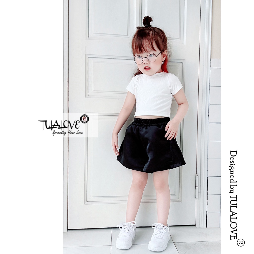 Quần Sooc Phồng Cho Bé Gái TulaLove Vải Taffta, Quần Short Bé Gái Tulalove