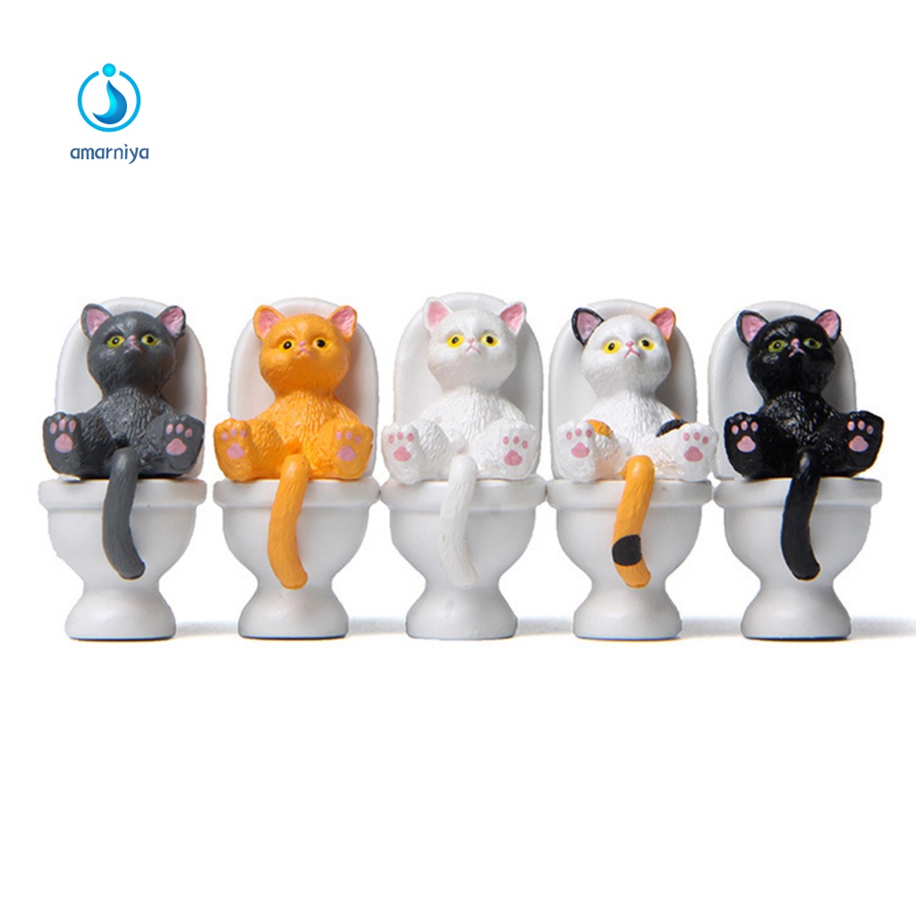 Mô Hình Chú Mèo Mini Biểu Tượng Cảm Xúc Sống Động Dùng Làm Quà Tặng Sinh Nhật Cho Bé