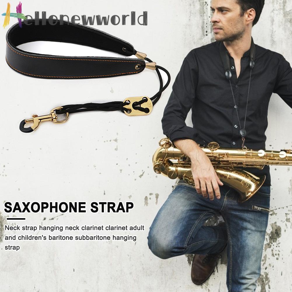 Dây Đeo Kèn Saxophone Bằng Da Mềm Có Thể Điều Chỉnh Tiện Dụng