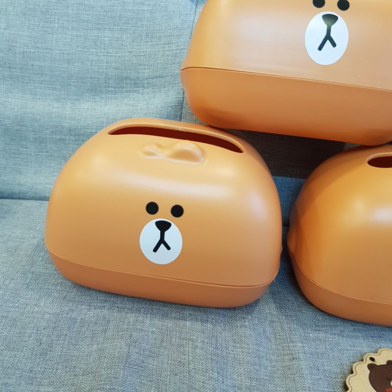 Hộp khăn giấy đáng yêu gấu brown 💟