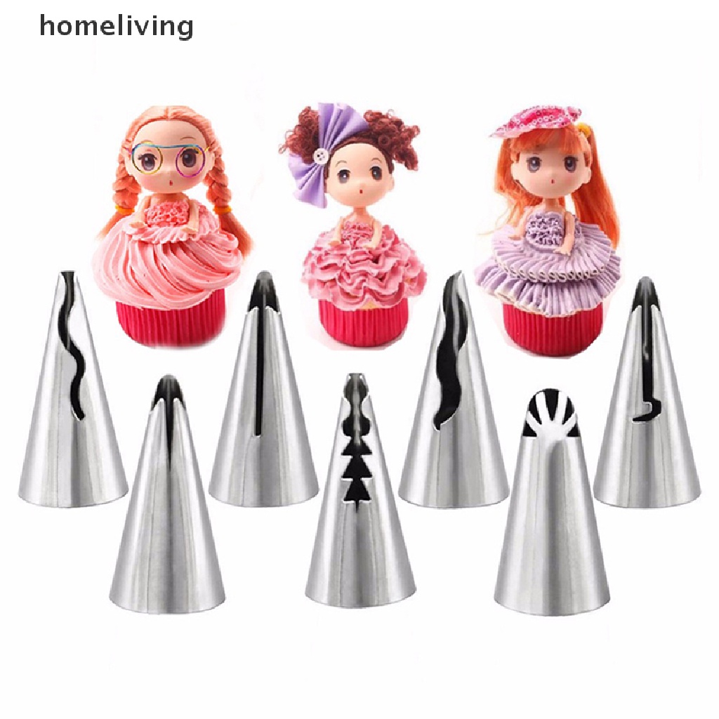 Bộ 7 Đuôi Bắt Bông Kem Trang Trí Bánh