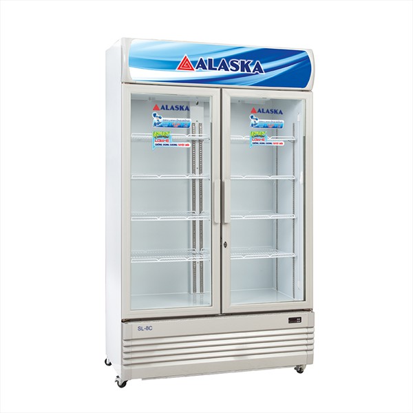 Tủ mát Alaska SL-8C 2 cánh 2 bên - Chính hãng - Bảo hành 24 tháng - Mới 100%