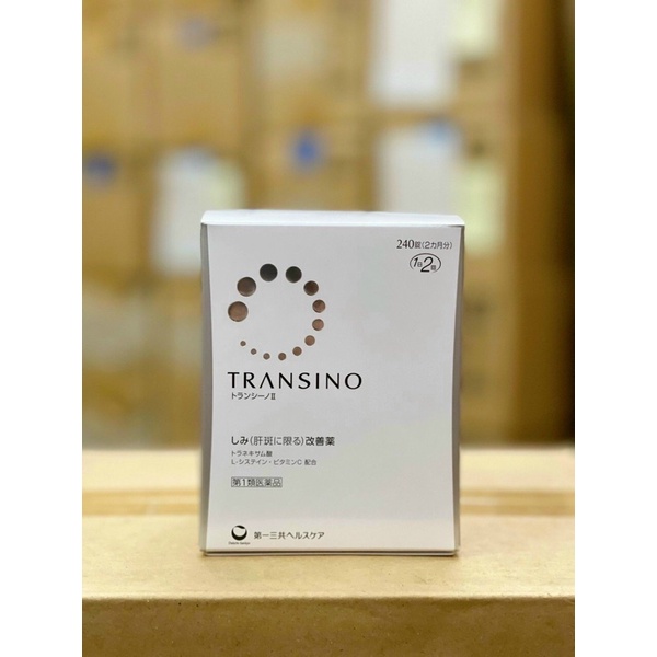 Viên uống ngừa nám, trắng da Transino 240 viên