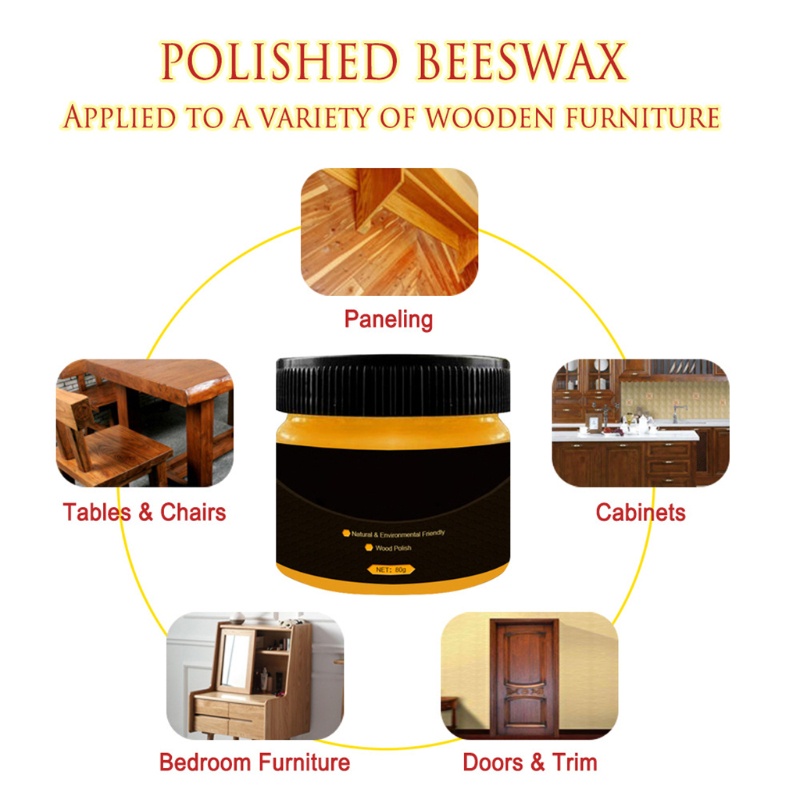 Sáp Ong Tự Nhiên Đánh Bóng Bàn Ăn Tiện Dụng