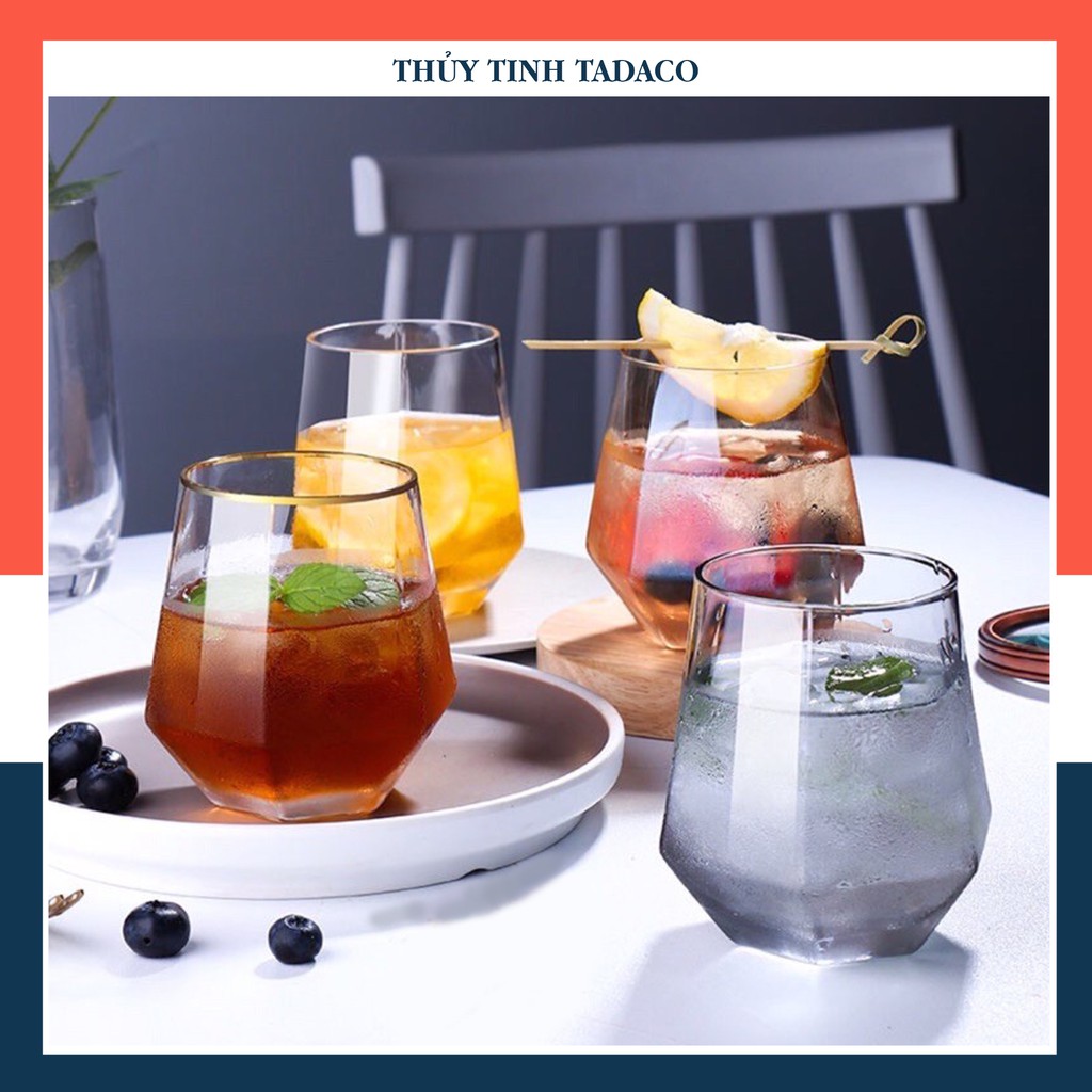 Ly thủy tinh Pha Lê cao cấp CRYSTAL phong cách Bắc Âu