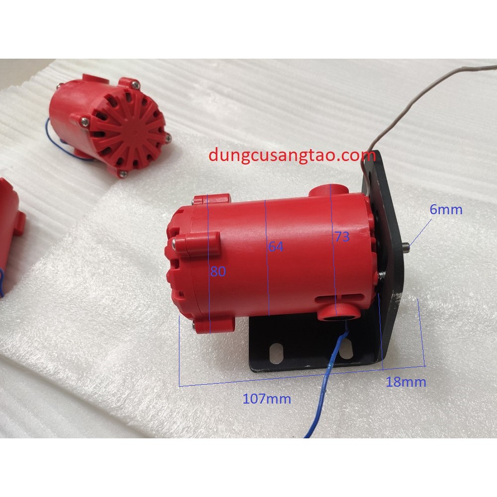 Motor 340w cốt 6mm/ Động cơ chế máy khoan, máy cắt, máy mài 340w / Động cơ thay thế cho khoan bàn 340w surom/Lerom