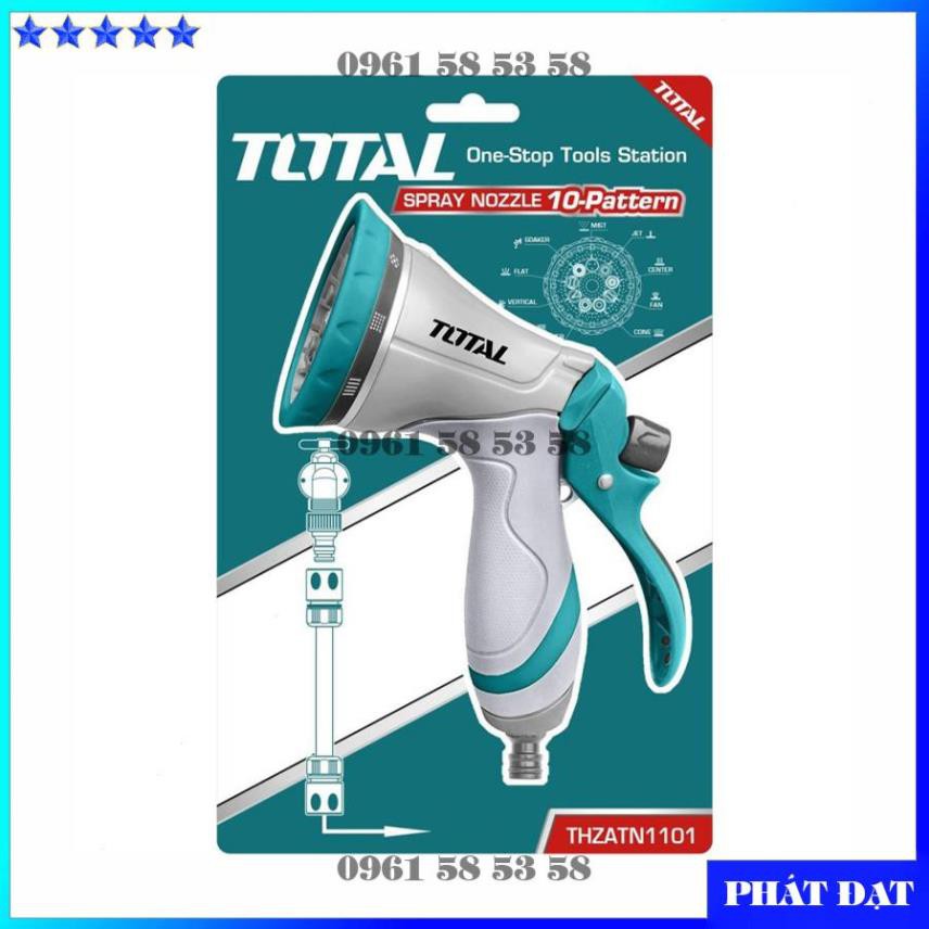 [Chính hãng TOTAL] Vòi phun máy xịt rửa 10 kiểu phun TOTAL THZATN1101 (HĐ)