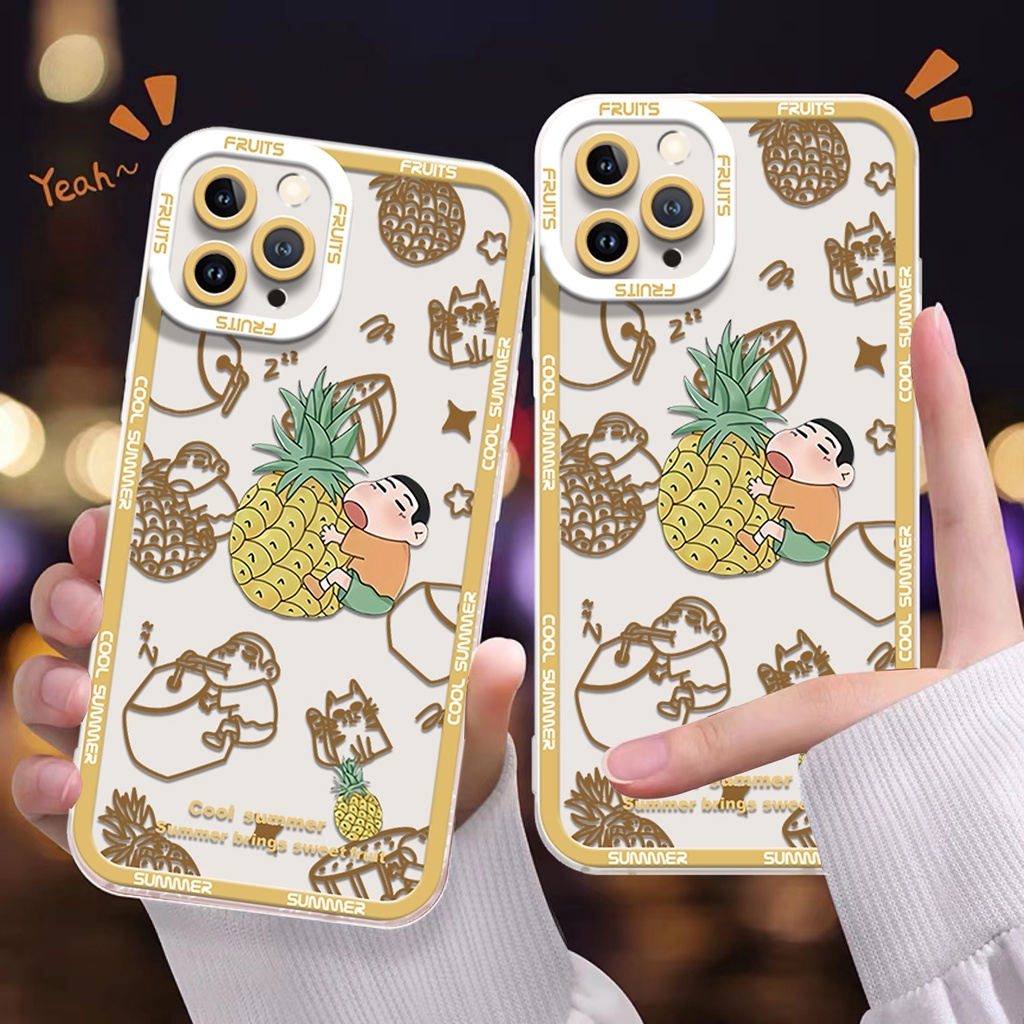 Ốp Điện Thoại Silicon TPU Mềm Trong Suốt In Họa Tiết Dễ Thương Chống Sốc Cho IPhone 14 13 12 Pro 11 8 7 6S Plus XS XR X