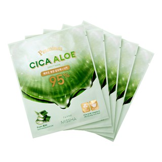 Mặt Nạ Giấy Missha Premium Aloe Sheet Mask 21g