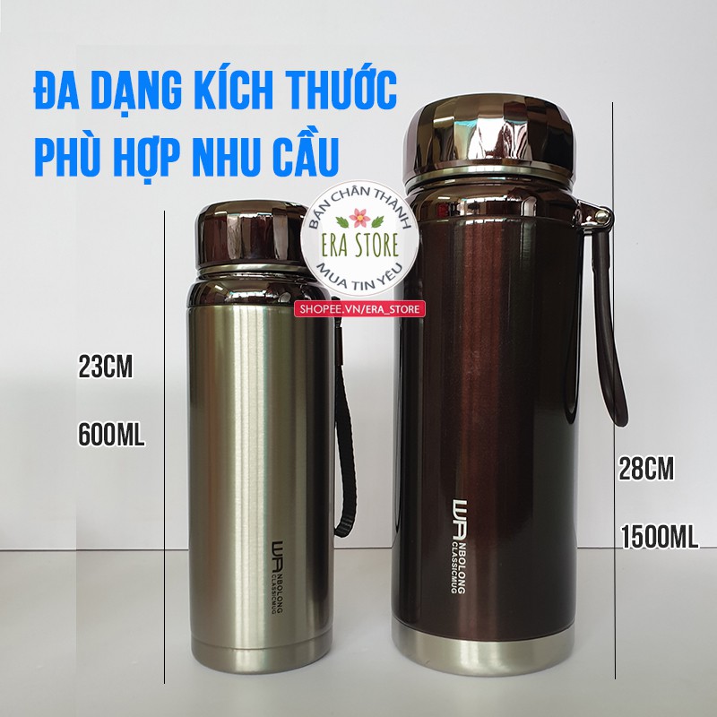 Bình giữ nhiệt 450ml, 600ml, 1500ml đa dạng gọn gàng giữ nhiệt tối ưu tiết kiệm thời gian hâm nóng làm lạnh