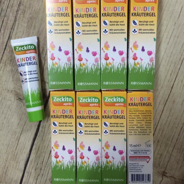 Kem trị muỗi và con trùng đốt Zeckito 15ml