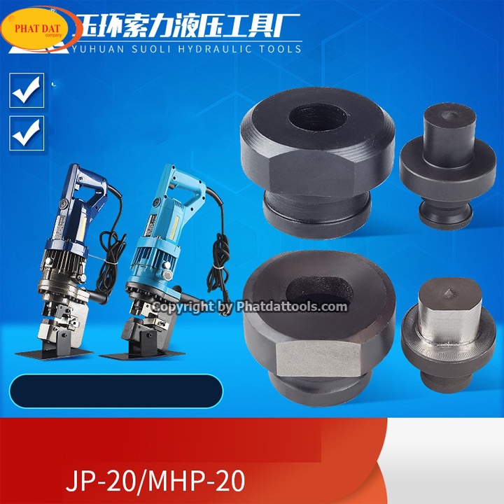 Khuôn đột lỗ tròn cho máy đột lỗ thủy lực MHP20 - Size tùy chọn