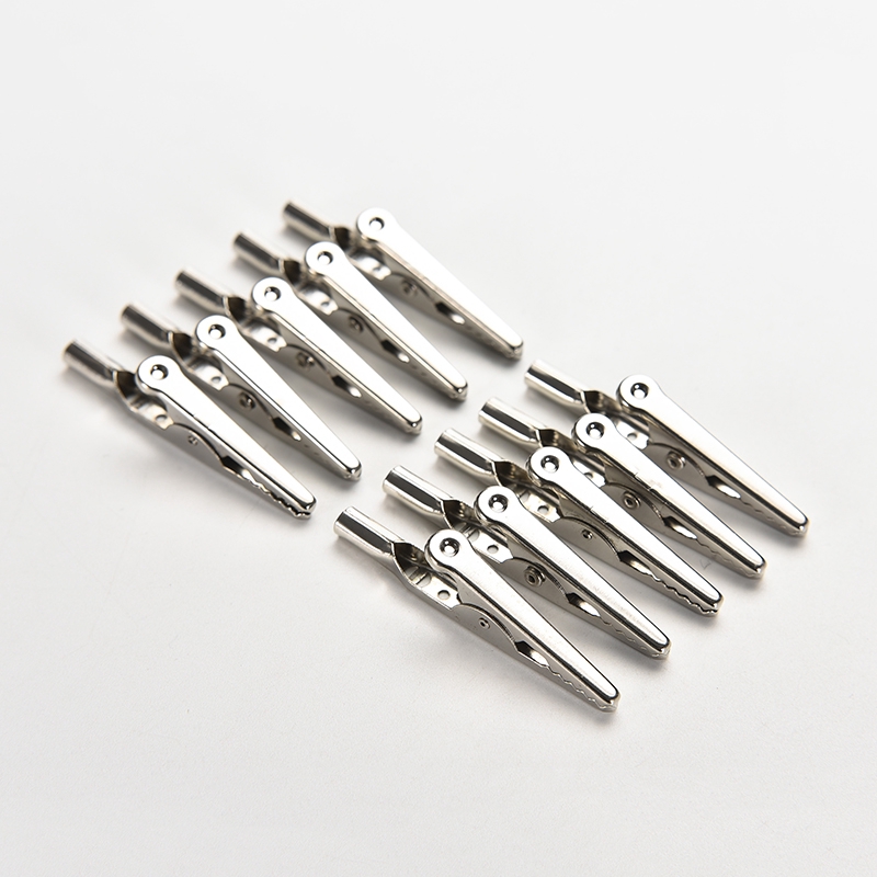 Set 10 kẹp cá sấu bằng thép không gỉ