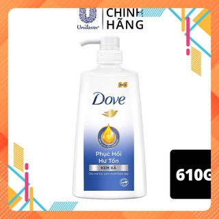 Dầu xả Dove Phục hồi hư tổn chai 610g