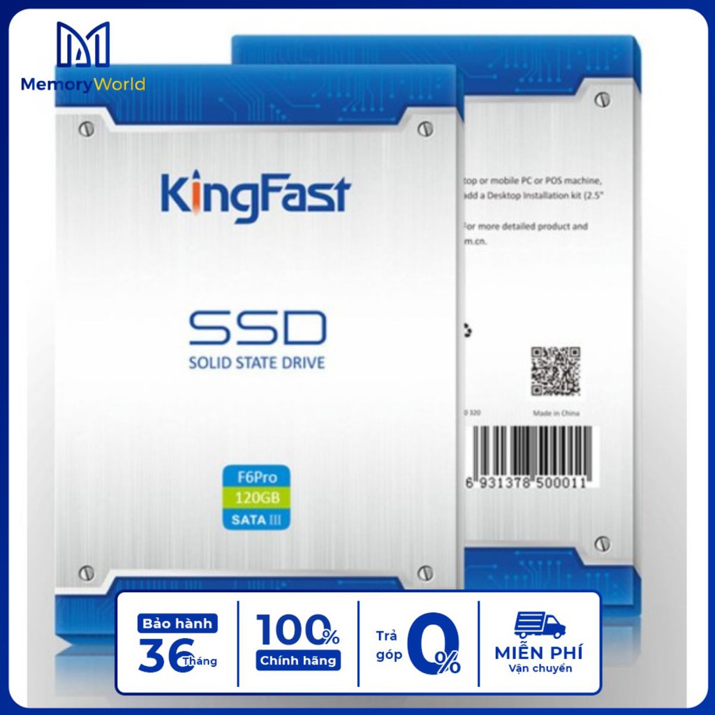 SSD KINGFAST F6 PRO 120GB/480GB SATA3 6GB/S 2.5 - YourMemoryWorld | BigBuy360 - bigbuy360.vn