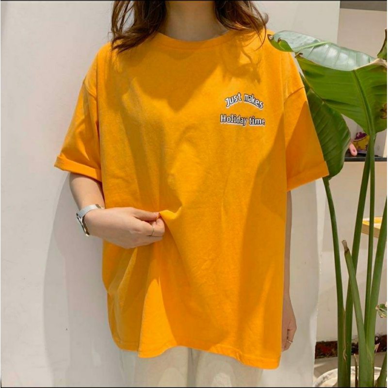 Áo Thun Tay lỡ Unisex Cún Just Makes