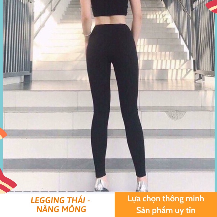 Quần legging nữ Thái cạp cao nâng mông, chất dầy đẹp [HÀNG SẴN SLL - ẢNH THẬT] | BigBuy360 - bigbuy360.vn