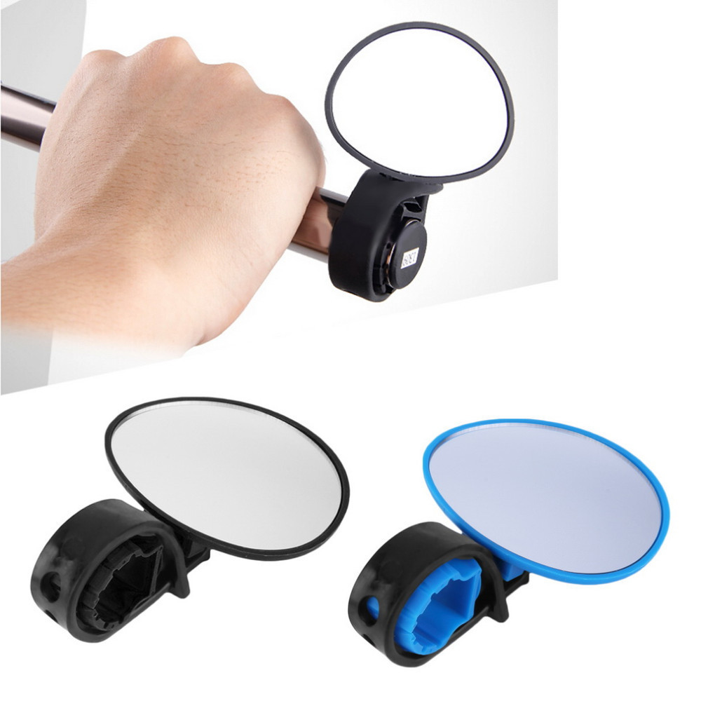 Kính Chiếu Hậu Gắn Tay Cầm Xe Đạp Xoay 360 Độ