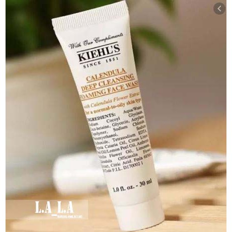 Sữa rửa mặt hoa cúc KIEHL’S Calendula Deep Cleansing Foaming Face Wash
