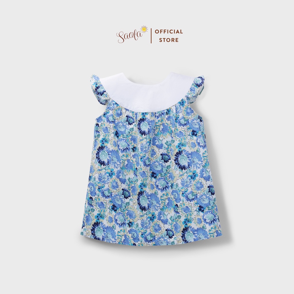 Đầm Bé Gái/Váy Bé Gái Cotton Thoáng Mát Dễ Thương - LAYLA DRESS - DRC018 - SAOLA KIDS CLOTHING