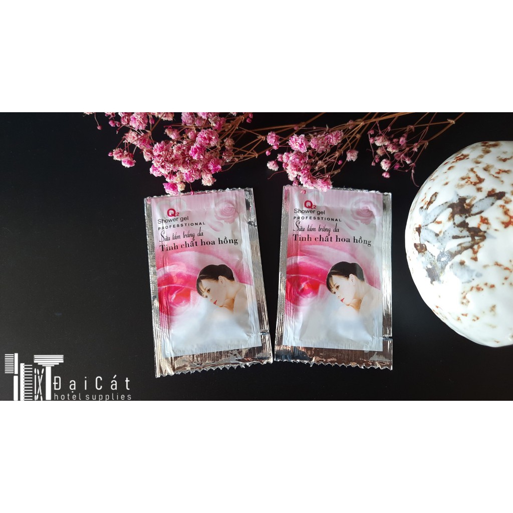 10 DÂY SỮA TẮM HOA HỒNG/SỮA DÊ DÀNH CHO NHÀ NGHỈ KHÁCH SẠN