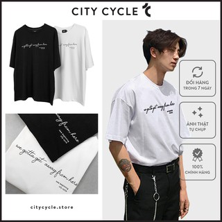 Áo thun nam nữ Get Away City Cycle - Áo thun tay lỡ Unisex form rộng Local Brand