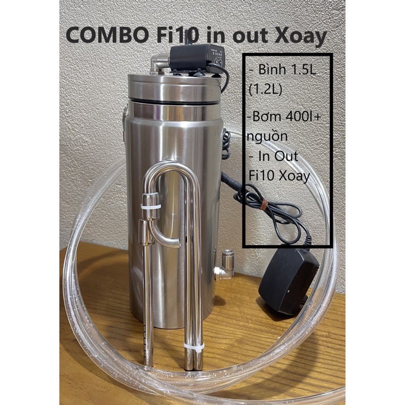 LỌC BỂ CÁ INOX Lùn MINI, Lọc NaNo, LỌC CHẾ INOX, IN OUT ,LỌC BỂ CÁ