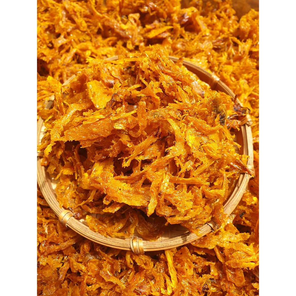 Khô Mực Xé Sợi Tẩm Vị Bình Định - Lon 300gr | BigBuy360 - bigbuy360.vn
