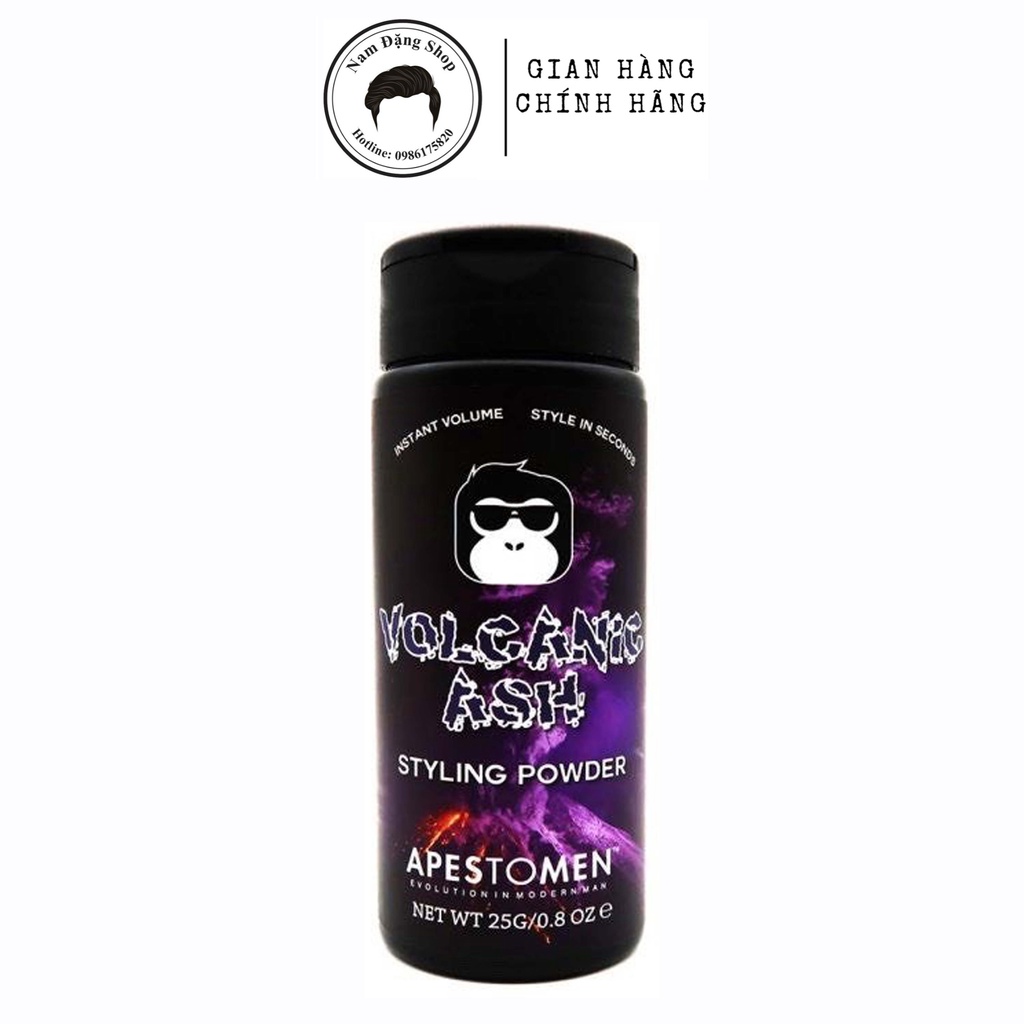 Bộ sản phẩm sáp vuốt tóc nam Apestomen Volcanic Clay, Volcanic Ash, Nitro Wax, Cola Pomade 80g