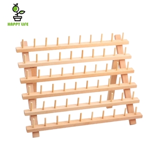 kệ gỗ Để Cuộn Chỉ (60 Cuộn)