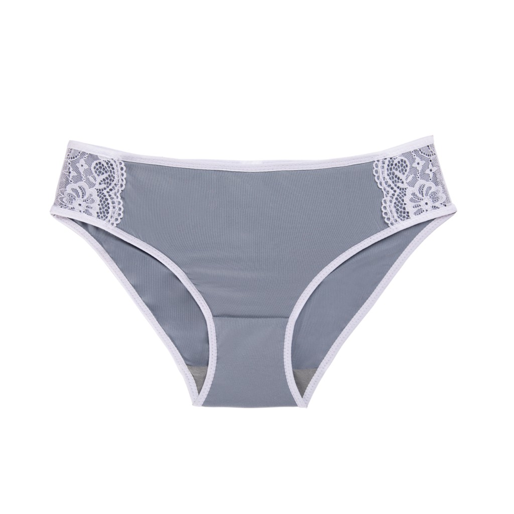 [MUA 2 GIẢM THÊM 5%]Quần Lót Thun Lạnh Phối Ren Sườn Miley Lingerie FMM05