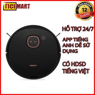 Robot hút bụi lau nhà Ecovacs Deebot T5 Max 2021 (DX 65) chính hãng Fullbox giá rẻ nhất