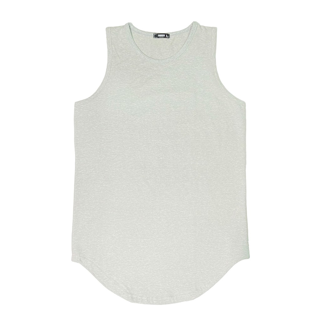 Áo TankTop Longline Vạt Bầu Xám