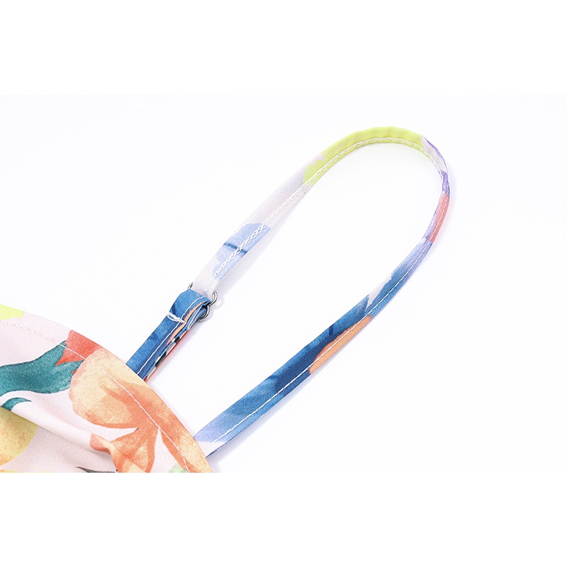 Đầm Hai Dây Hở Lưng In Hoa Phong Cách Pháp Ngọt Ngào Dành Cho Nữ