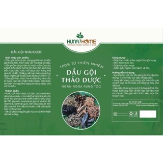Dầu gội đóng chai thảo dược Huna